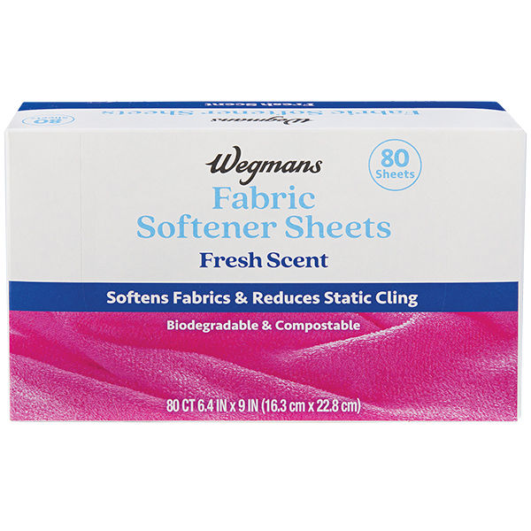Wegmans Fresh Scent Fabric Softener Sheets | Wegmans