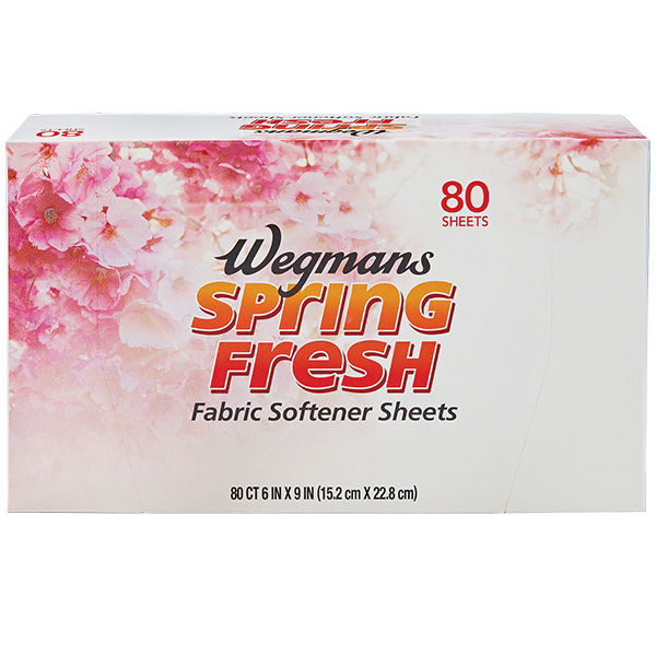 Wegmans Spring Fresh Fabric Softener Sheets | Wegmans
