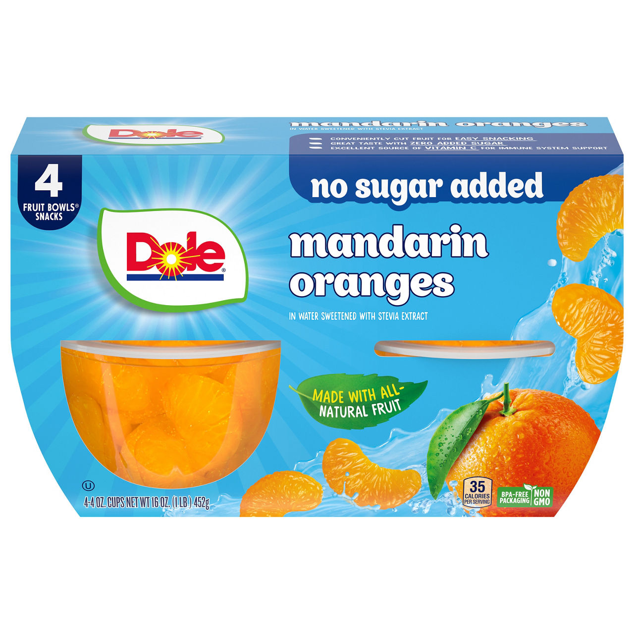 Dole Mandarin Oranges Fruit Bowl Snack | Wegmans