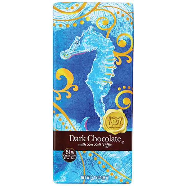 Wegmans Dark Chocolate Bar with Sea Salt Toffee | Wegmans