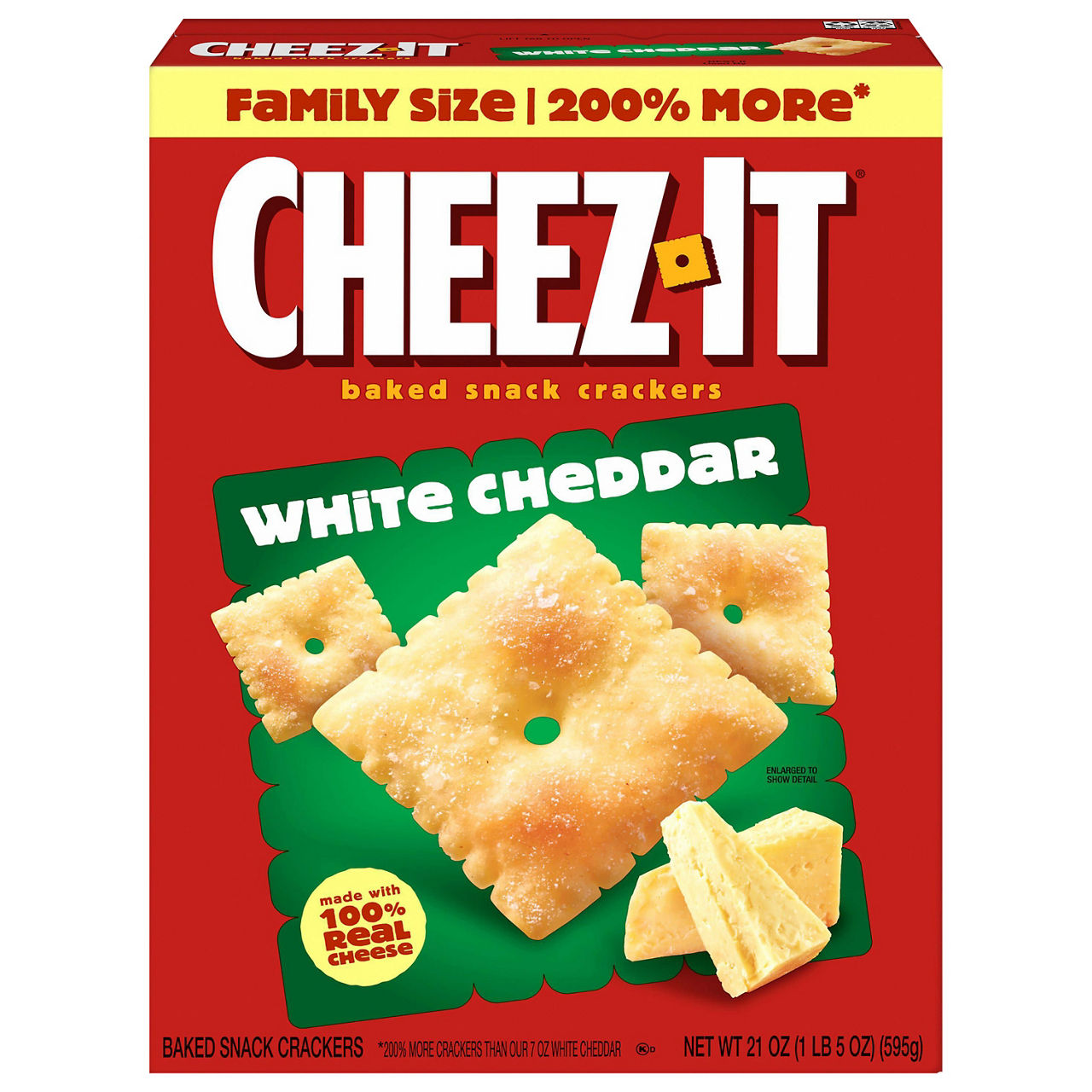 Cheez-It Grooves Crunchy Cheese Crackers, Sharp White
