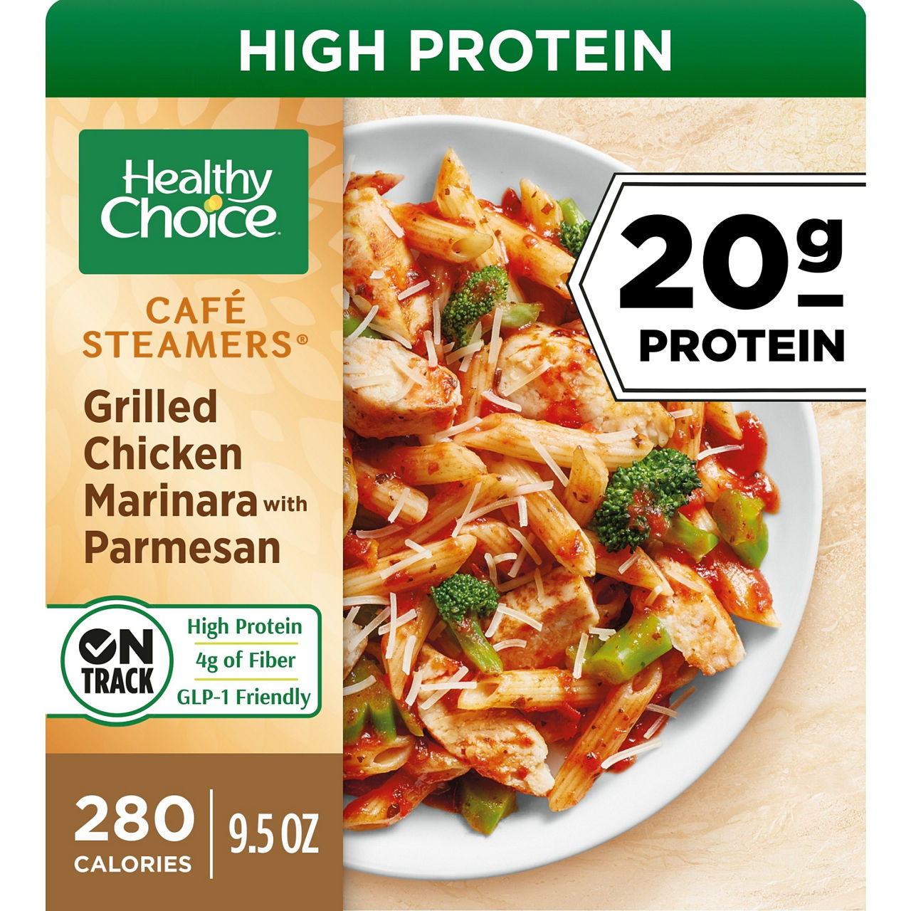 Healthy Choice Cafe Steamers Grilled Chicken Marinara With