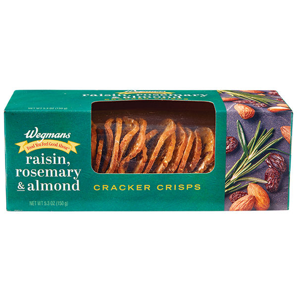 Wegmans Raisin, Rosemary & Almond Cracker Crisps | Wegmans