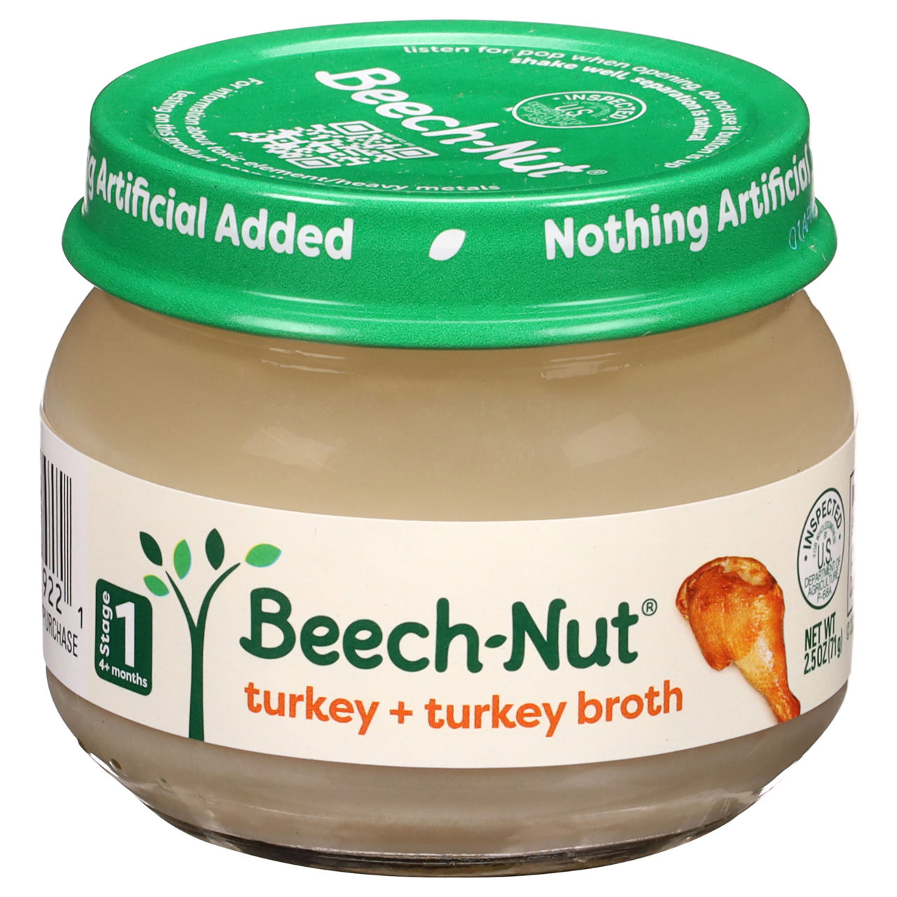 Beech-Nut Stage 1 (4+ Months) Chicken + Chicken Broth | Wegmans