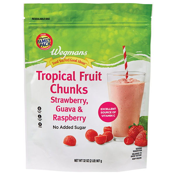 Wegmans Tropical Fruit Chunks, Coconut, Pineapple & Passion Fruit