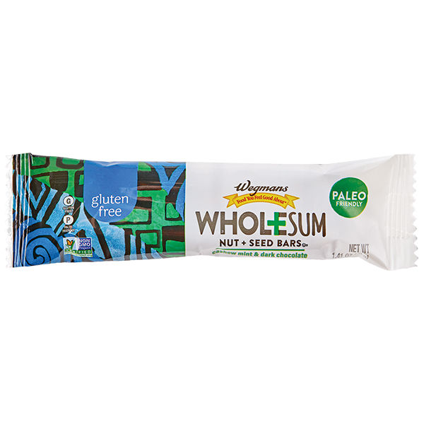 Wegmans Cashew Mint & Dark Chocolate Wholesum Nut & Seed Bar | Wegmans