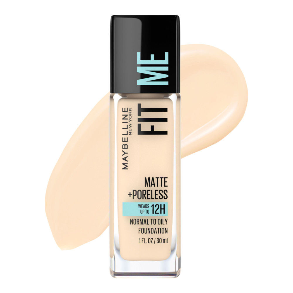 Maybelline Fit Me Dewy + Smooth Liquid Foundation Makeup with SPF