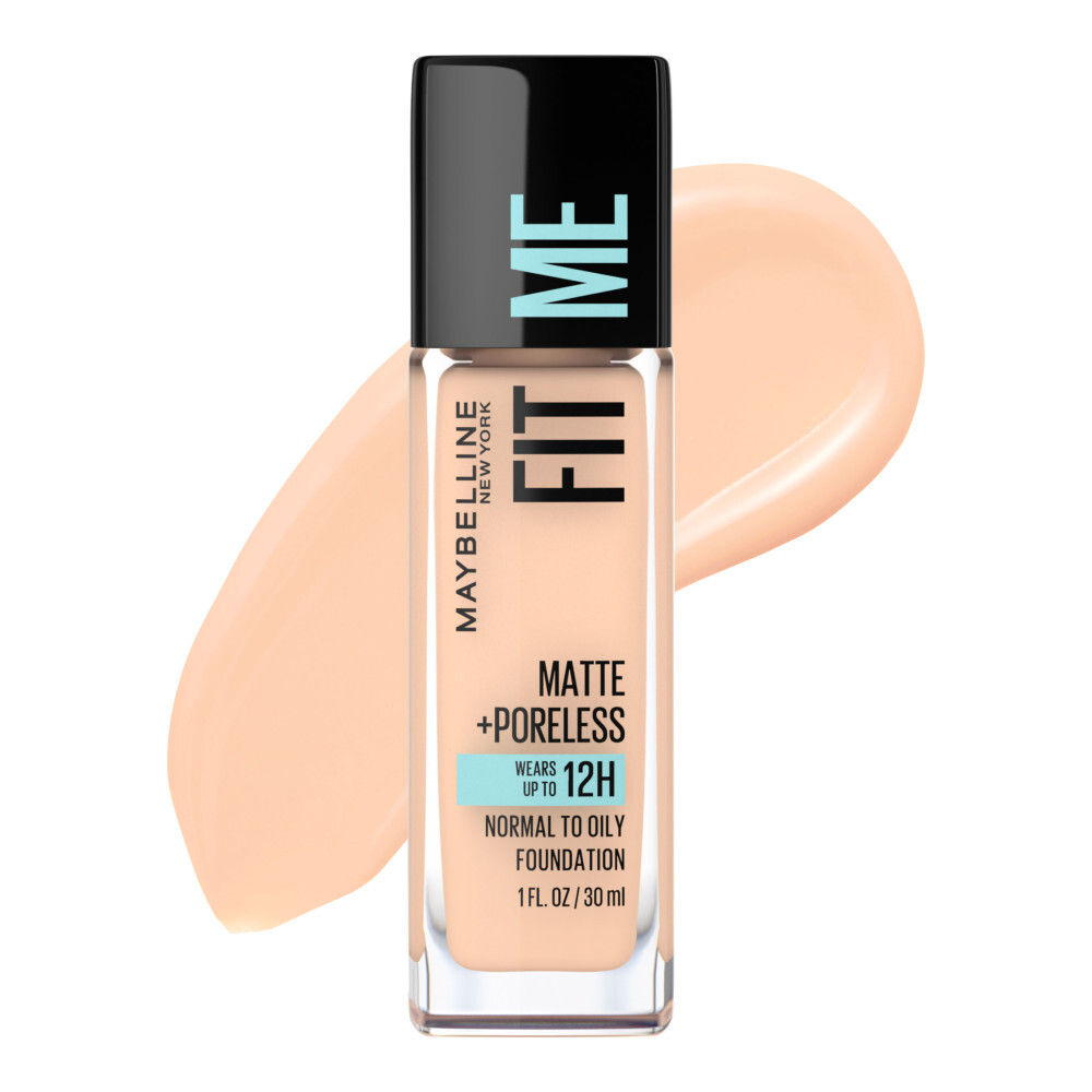 Maybelline Fit Me Dewy + Smooth Liquid Foundation Makeup with SPF