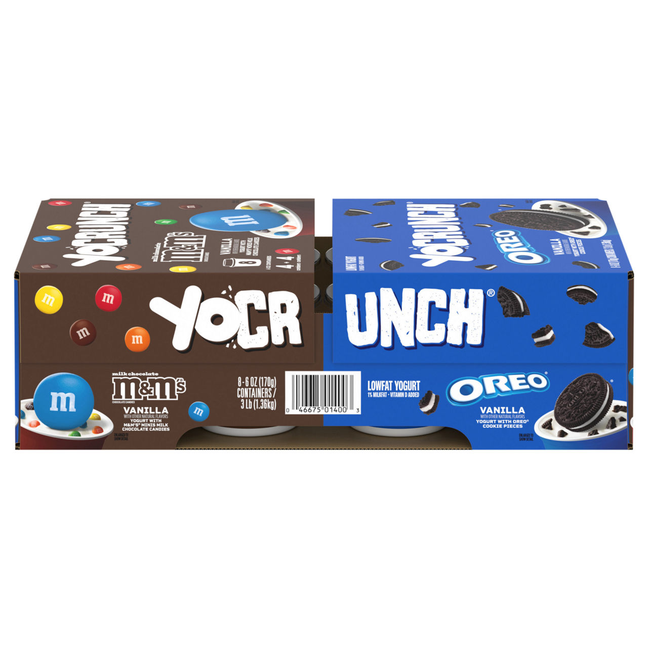 YoCrunch Vanilla with Mini M&Ms and OREO Cookie Pieces Low Fat