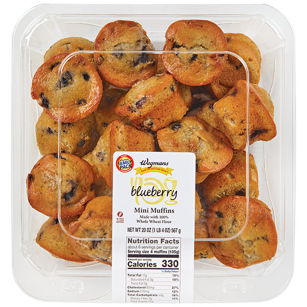 Wegmans Blueberry Mini Muffins, FAMILY PACK | Wegmans