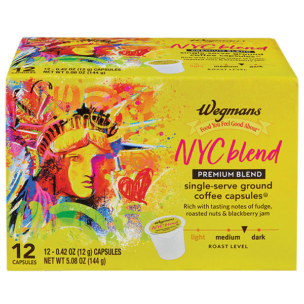 Wegmans NYC Blend Premium Single Serve Coffee Capsules | Wegmans