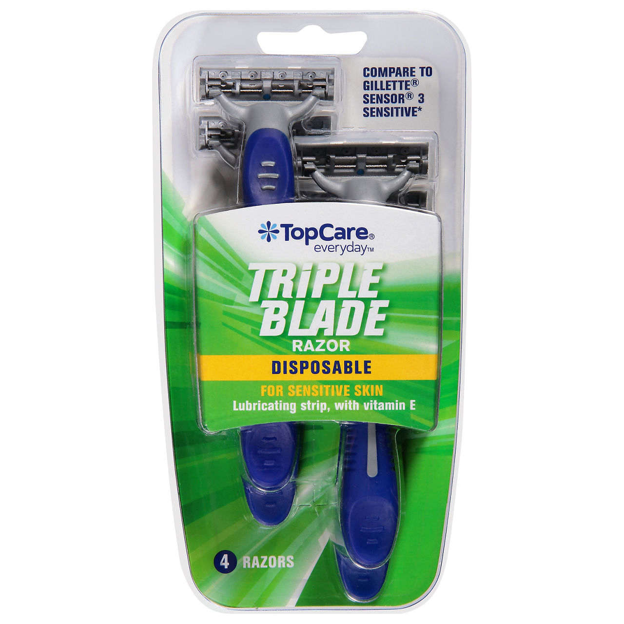 TopCare Everyday Razors, Disposable, Triple Blade | Wegmans