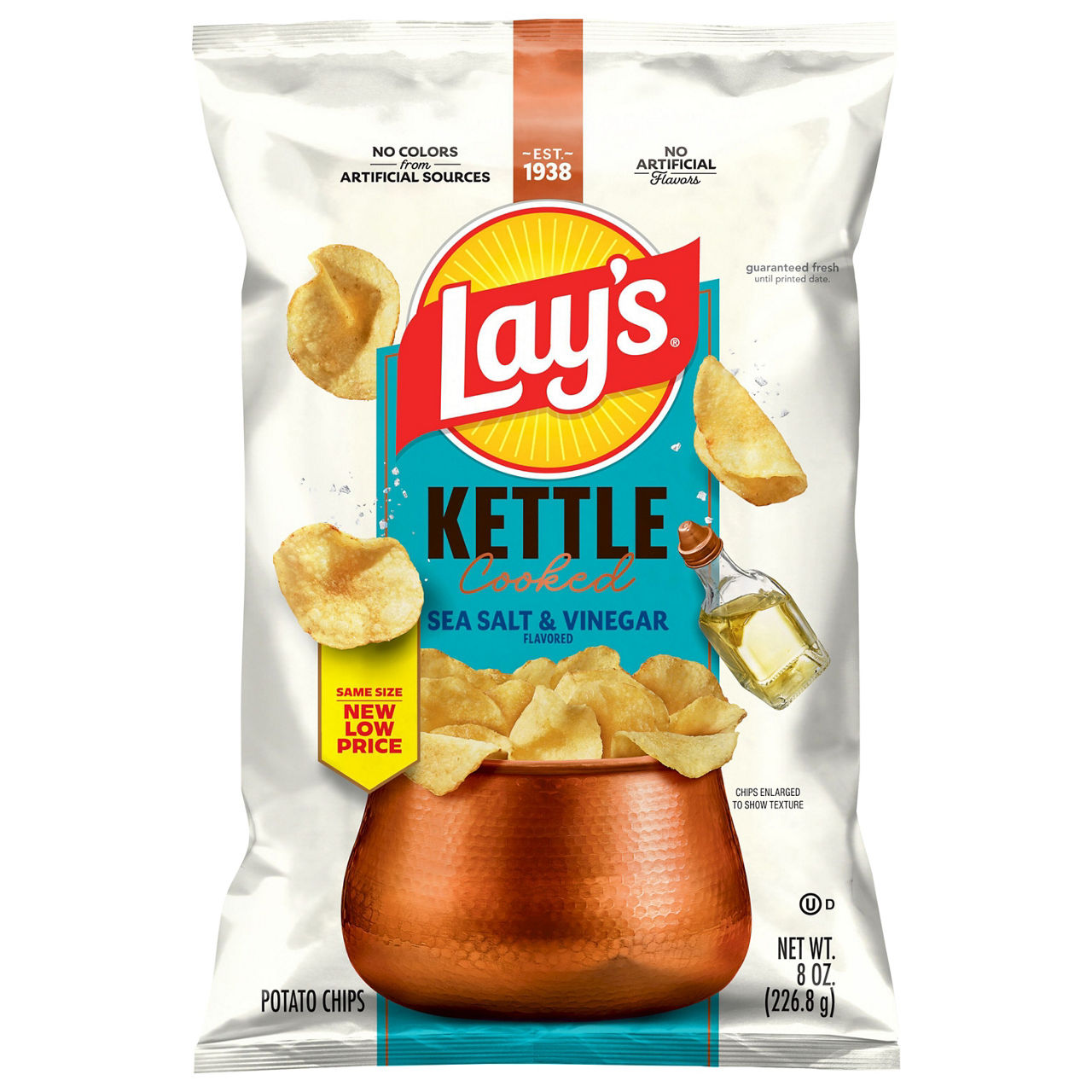 Lay's Kettle Cooked Potato Chips Jalapeno Flavored 8 Oz | Wegmans