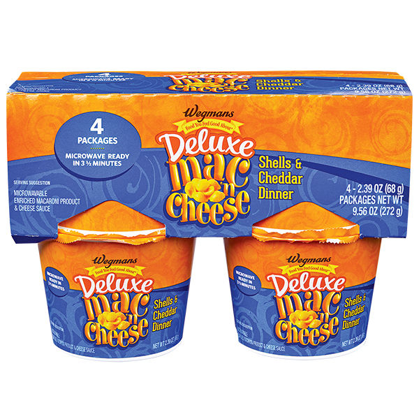 Wegmans Micro Cup Deluxe Macaroni & Cheese 4 Pack | Wegmans