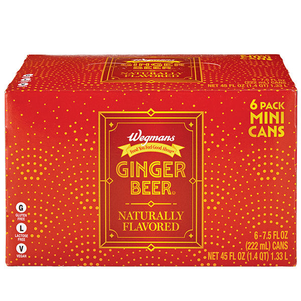 Wegmans Ginger Beer Mini Cans, 6 Pack | Wegmans