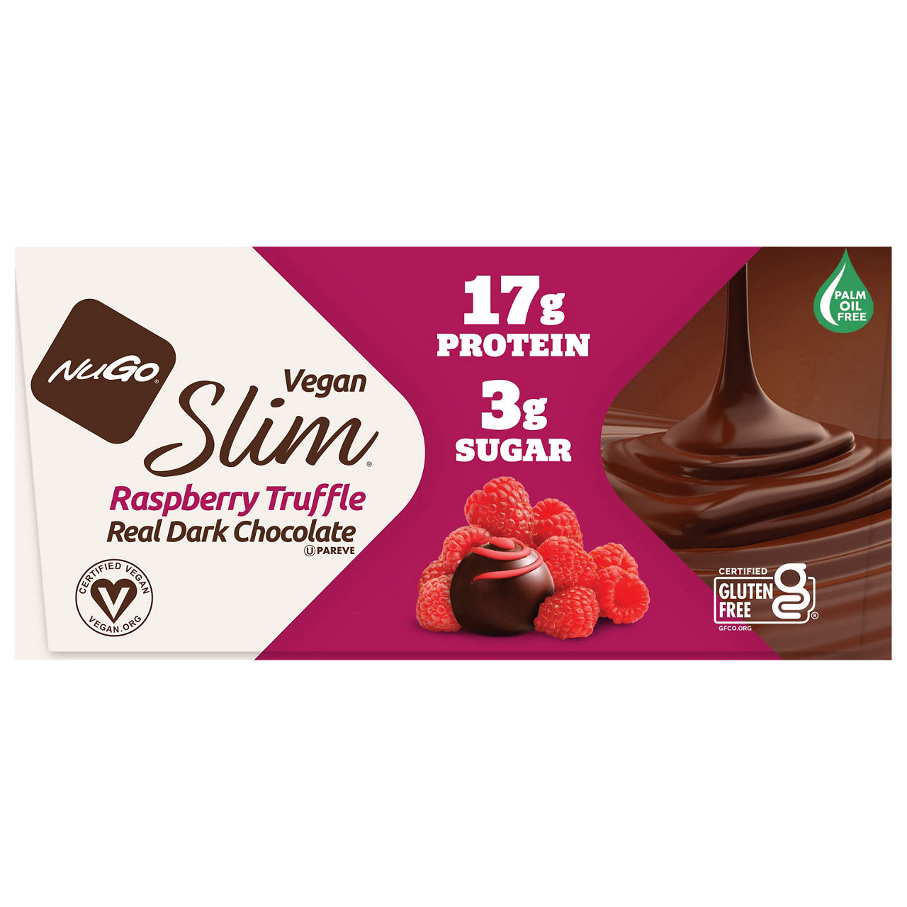 NuGo Slim Raspberry Truffle Protein Bars | Wegmans