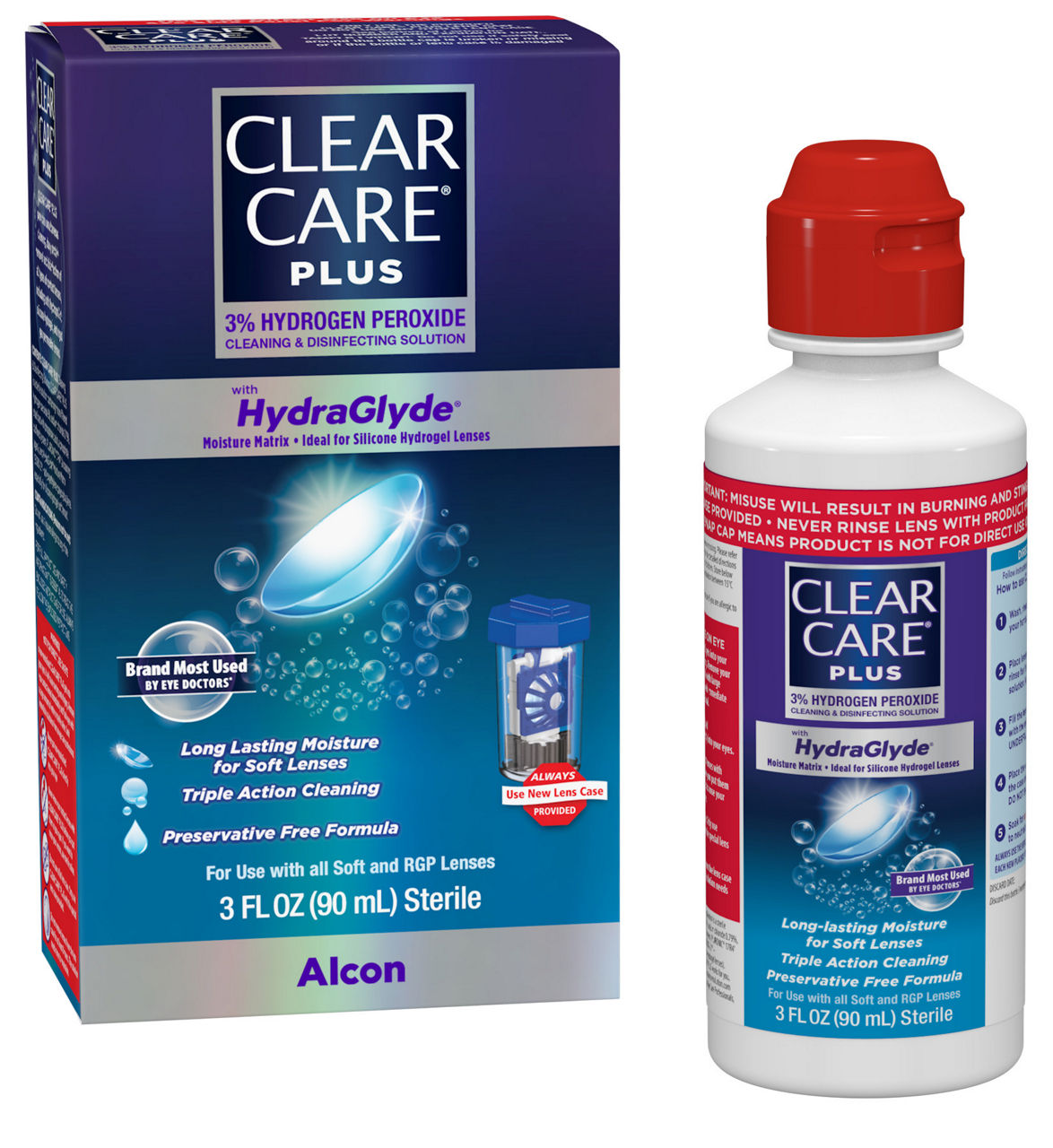 Clear Care Plus Cleaning & Disinfecting Solution | Wegmans