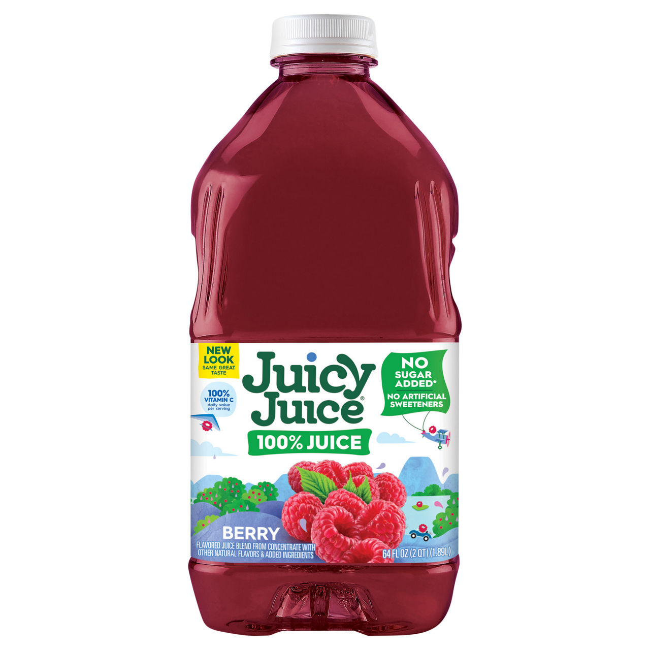 Juicy Juice Cherry Juice, 100% Juice, 64 FL OZ | Wegmans