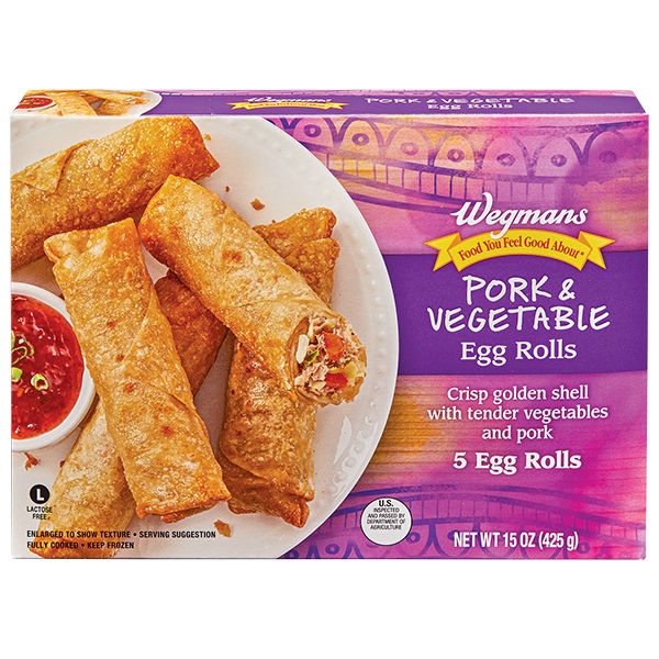 Wegmans Pork & Vegetable Egg Rolls, 5 Count | Wegmans