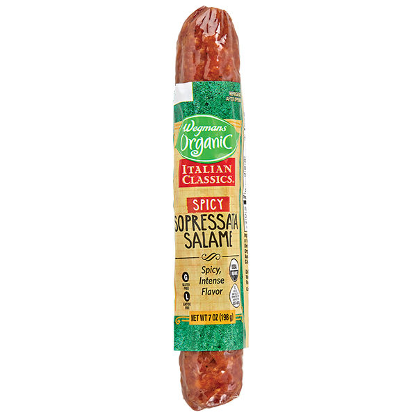 Wegmans Organic Hot Sopressata Salami | Wegmans