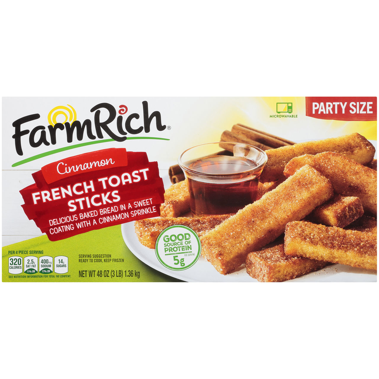 Farm Rich Cinnamon French Toast Sticks | Wegmans