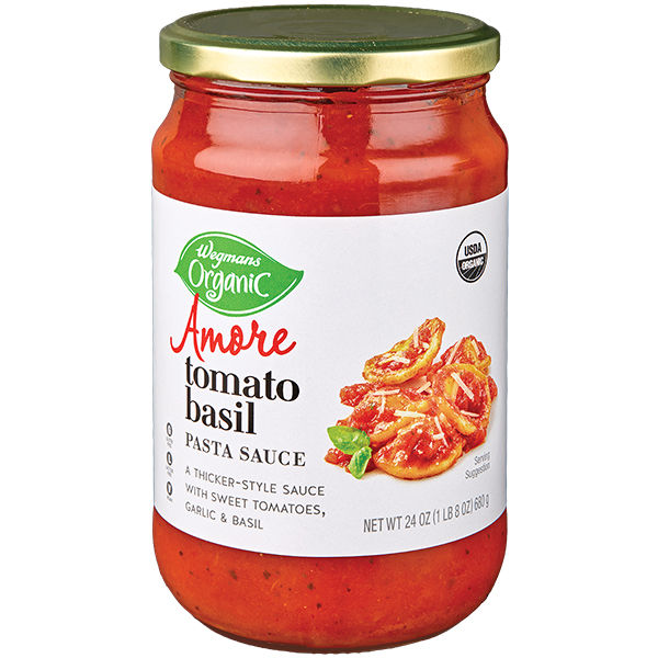 Wegmans Amore Organic Tomato Basil Pasta Sauce | Wegmans
