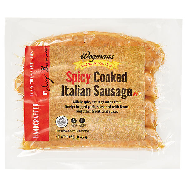 Wegmans Spicy Cooked Italian Sausage | Wegmans
