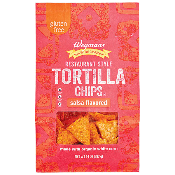 Wegmans Restaurant-Style Salsa Flavored Tortilla Chips Made With