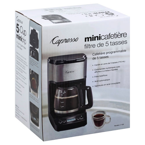 CAPRESSO Coffee Maker, 5-Cup, Mini Drip, Black | Wegmans
