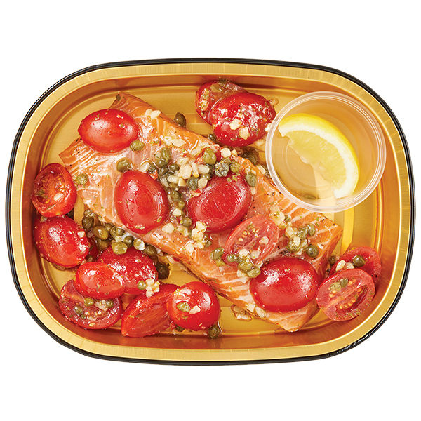 Wegmans Gold Pan Salmon with Tomatoes & Capers, Ready to Cook