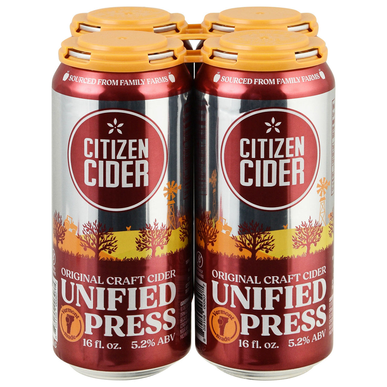 Citizen Unified Press Semi-Sweet Hard Cider 4/16 oz cans | Wegmans