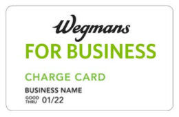 Wegmans for Business Charge Card