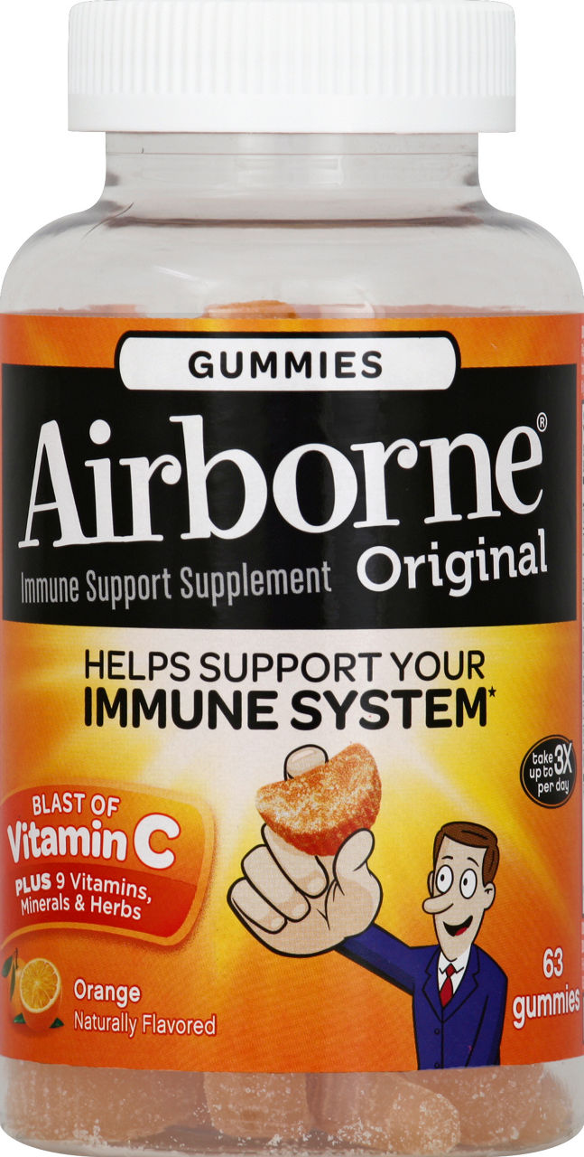 Airborne Immune Support, Original, Gummies, Orange | Wegmans