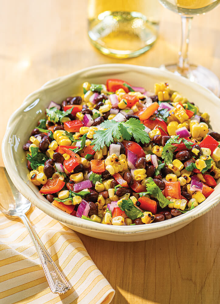 Corn and bean salad