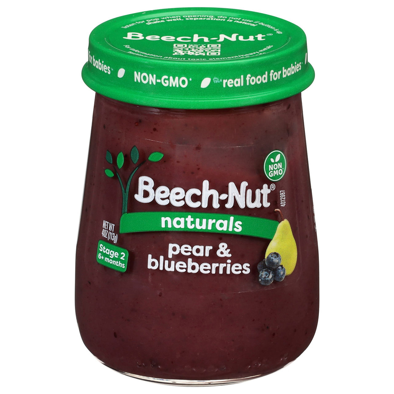 Beech-Nut Naturals Stage 2 (6+ months) Peas Green Beans