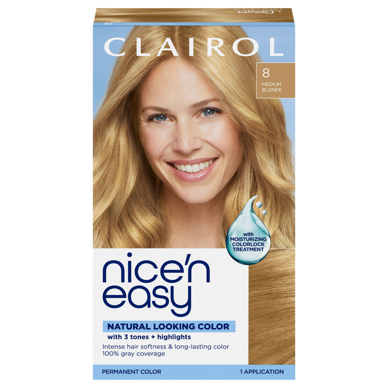 Nice'n Easy 8 Medium Blonde Permanent Hair Color | Wegmans