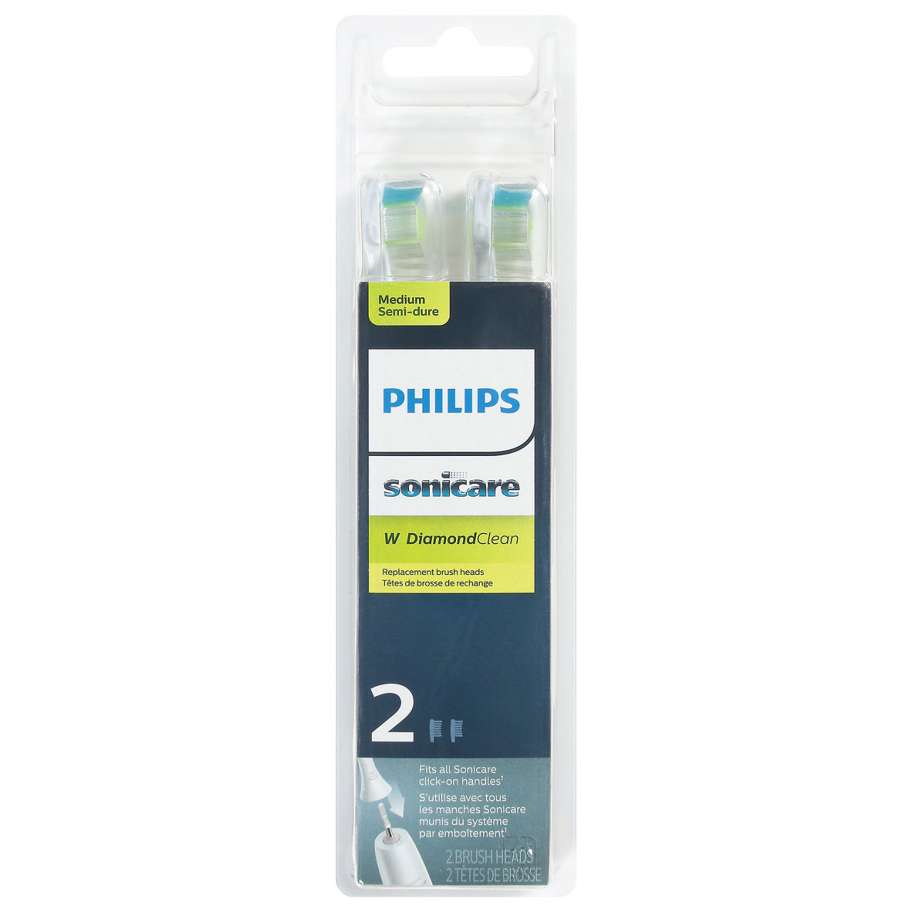 Philips Sonicare Brush Head, W Diamond Clean, Medium | Wegmans