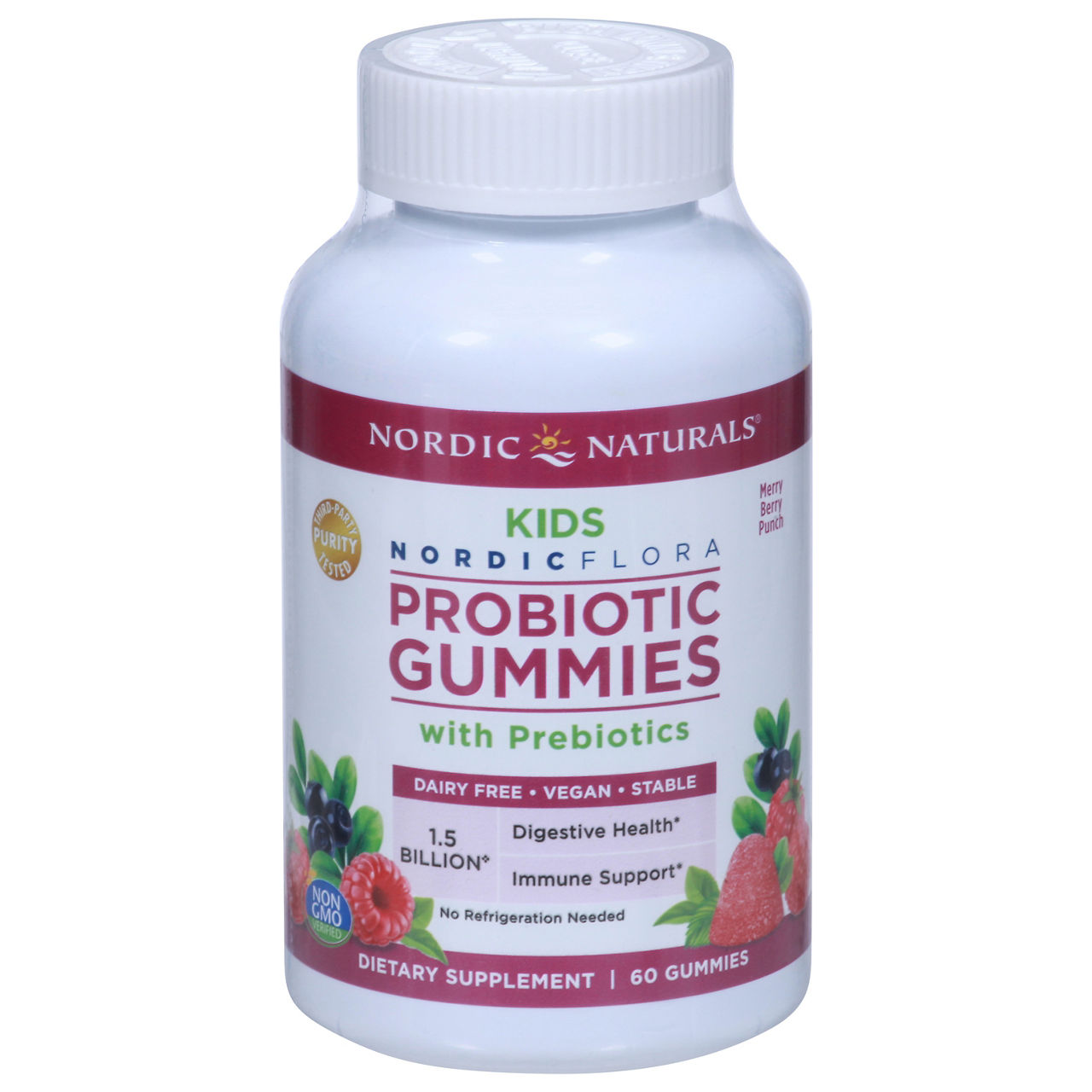 Nordic Naturals Probiotic Gummies, Merry Berry Punch, Kids | Wegmans