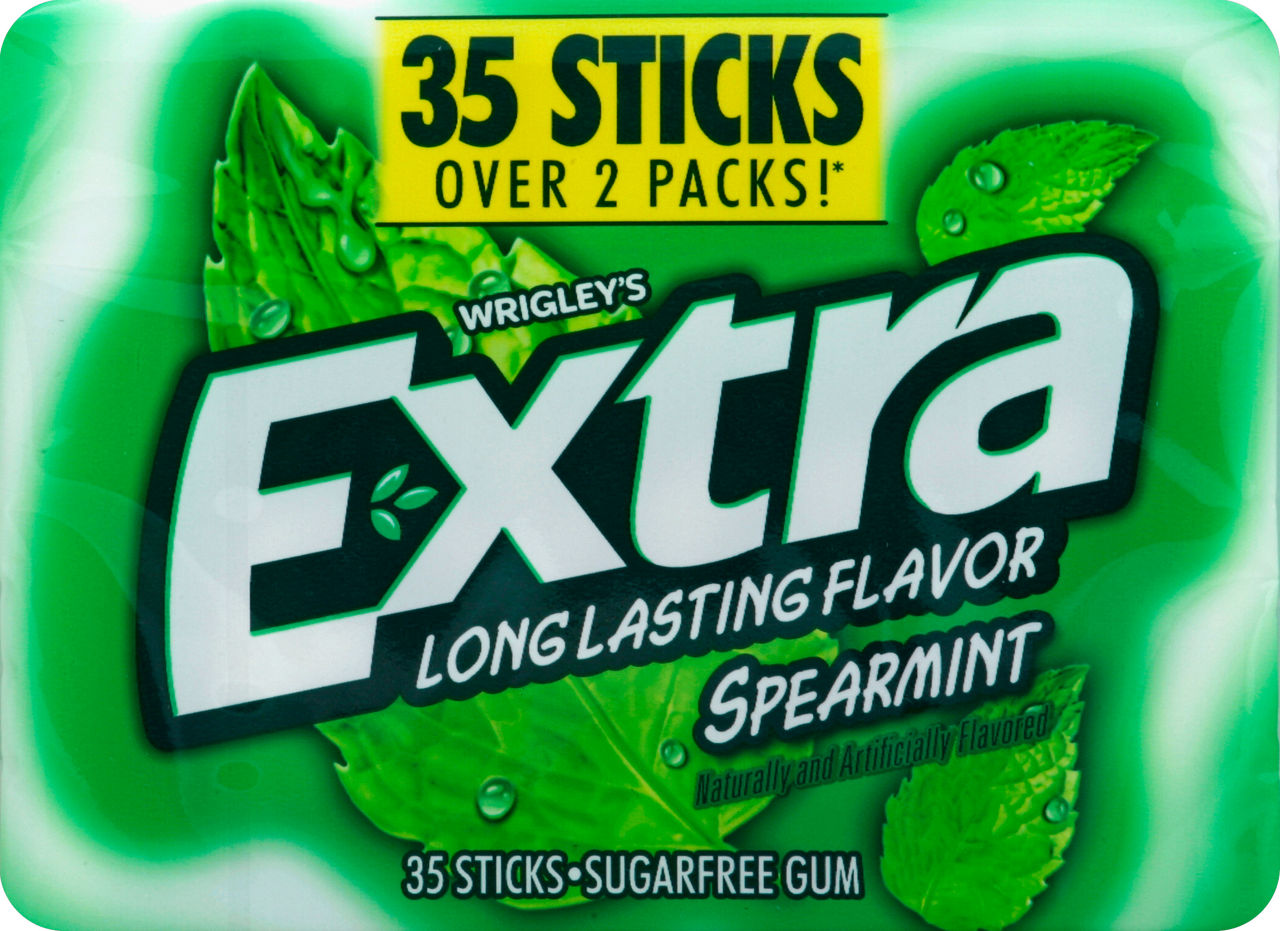 Extra Gum, Sugarfree, Spearmint | Wegmans