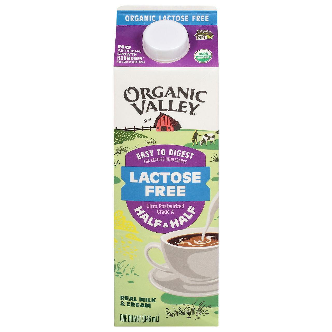 Organic Valley Organic Lactose-Free Half & Half | Wegmans