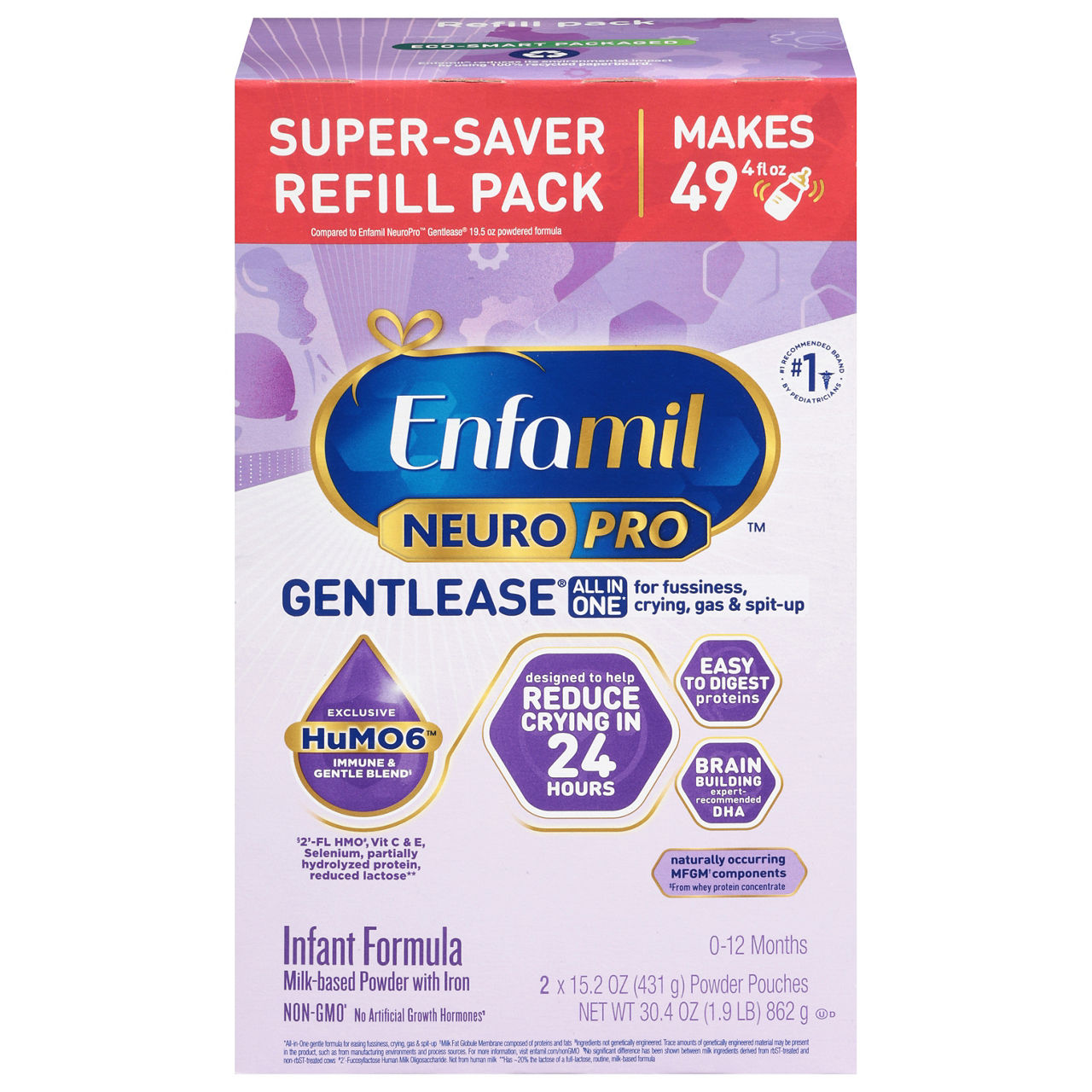 Enfamil NeuroPro Gentlease Infant Formula, Milk-Based Powder Enfamil NeuroPro Gentlease Infant Formula, Milk-Based Powder