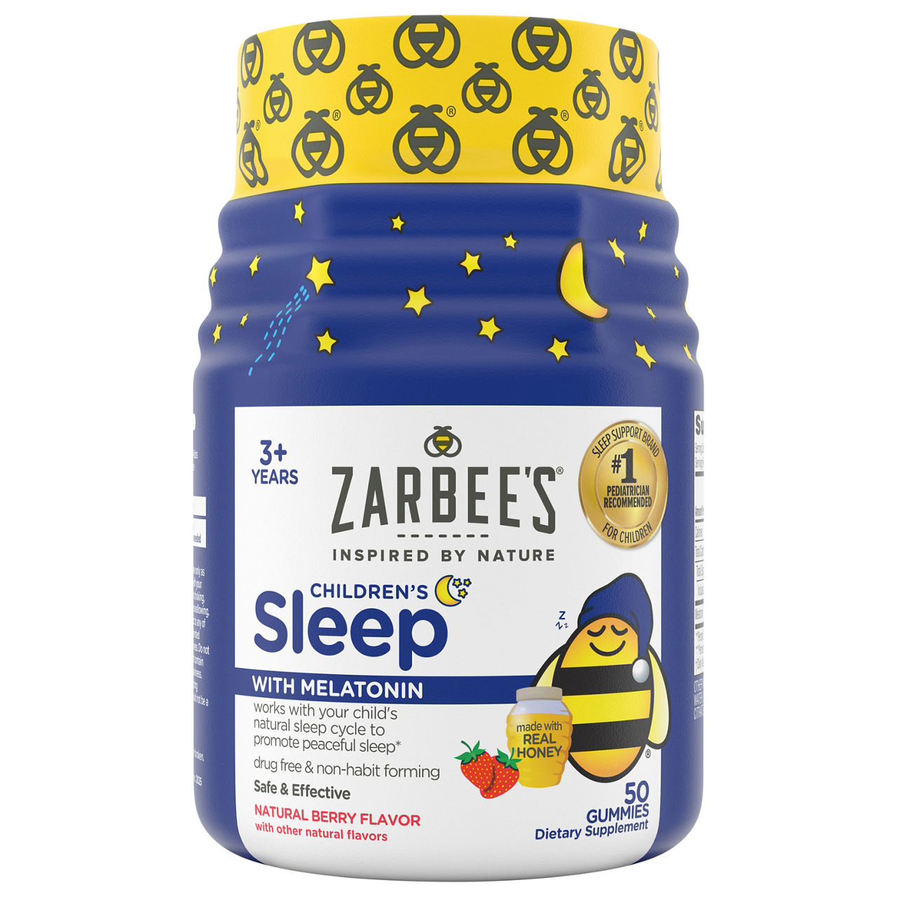 Zarbee's Gummies Children's Natural Berry Flavor Sleep with