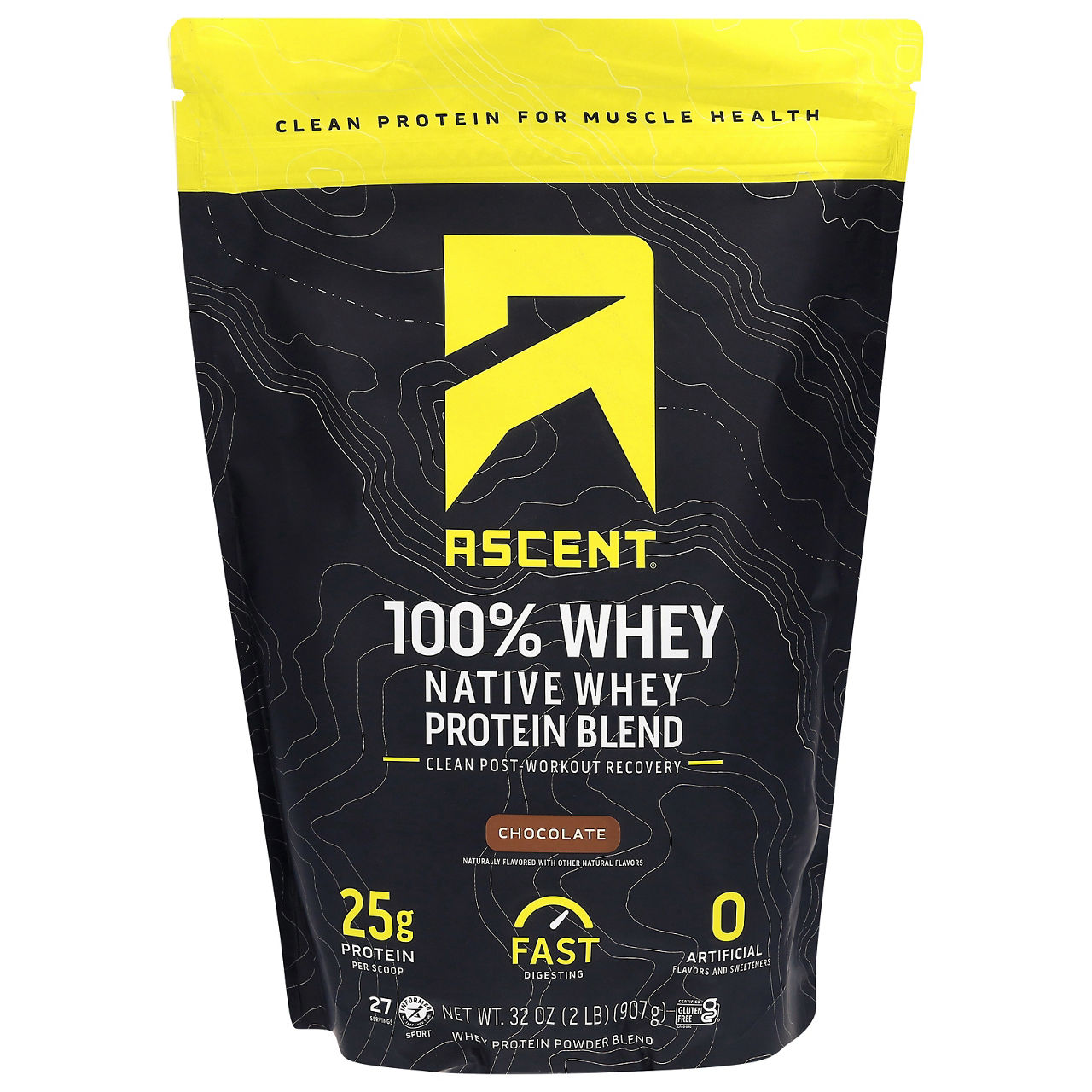 Ascent 100% Whey Native Whey Vanilla Bean Protein Blend