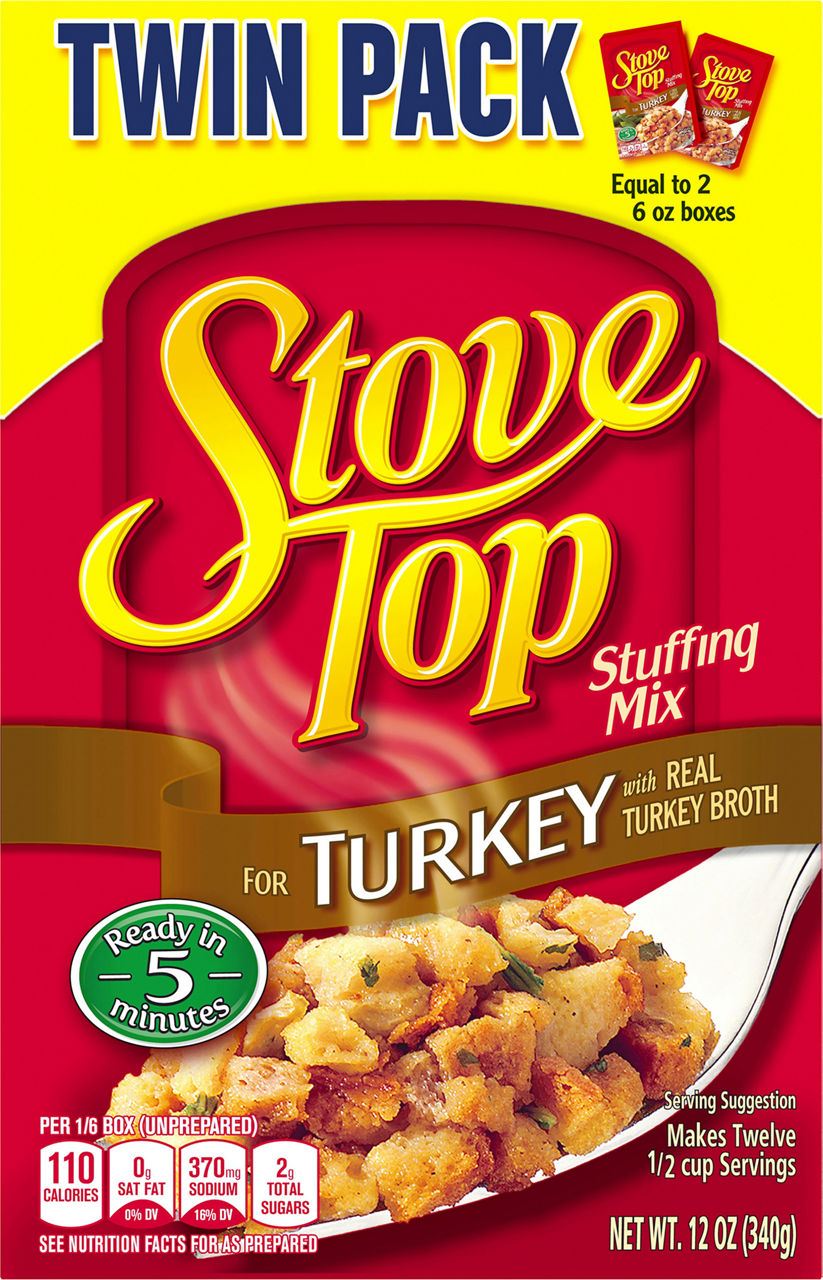 turkey & dressing dinner pack Stove Top Stuffing Mix Size:EU  47  | US13    | UK12    | 12AUS   |  Foot Length: 295 cm cf-type-bridesmaid-dresses Creamy Waldorf Salad Stuffing recipe contains milk
