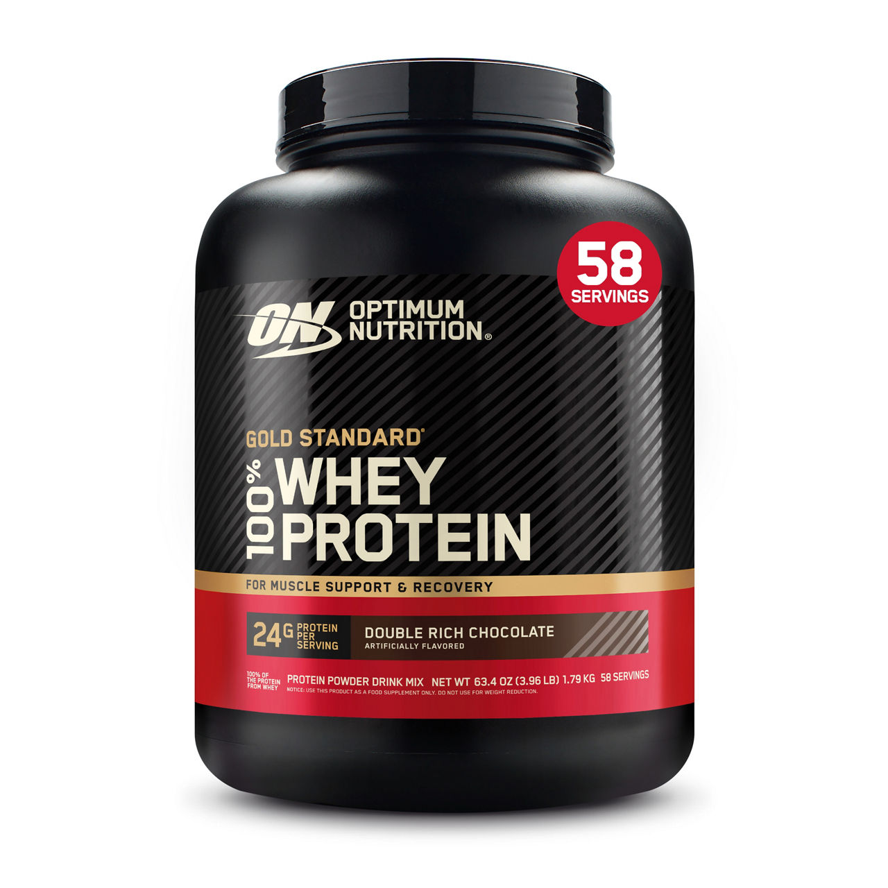 Optimum Nutrition Gold Standard 100% Whey Protein, Double Rich