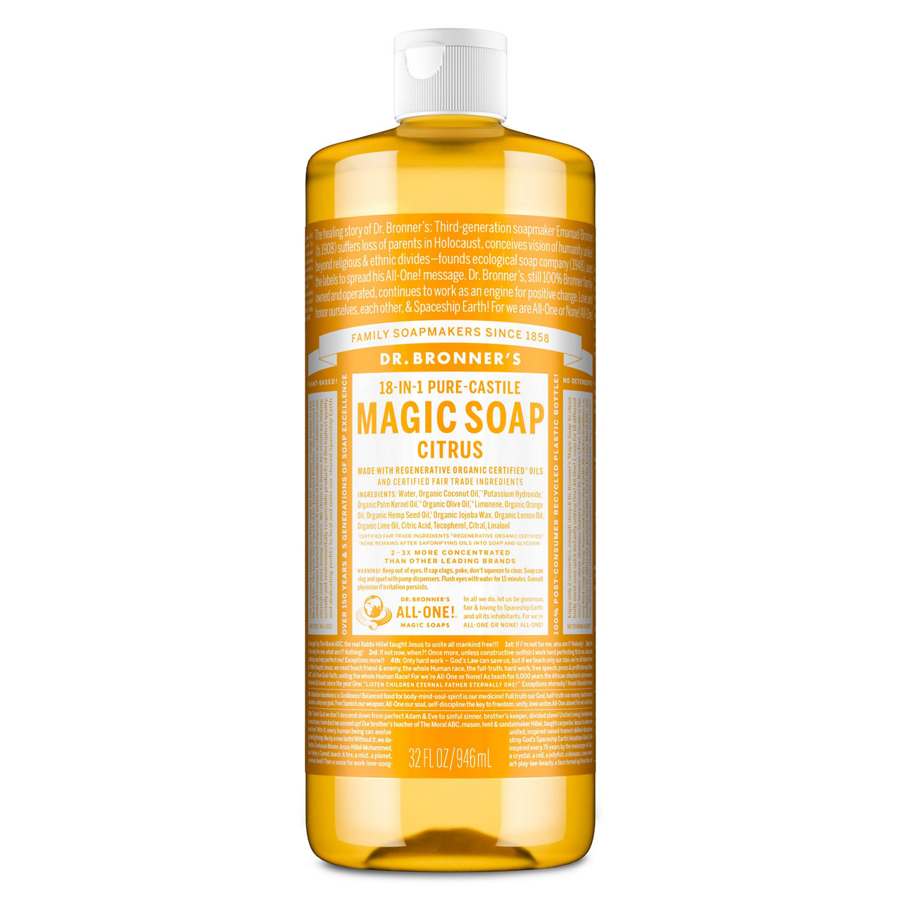 Dr. Bronner's Pure-Castile Magic Soap - Lavender | Wegmans