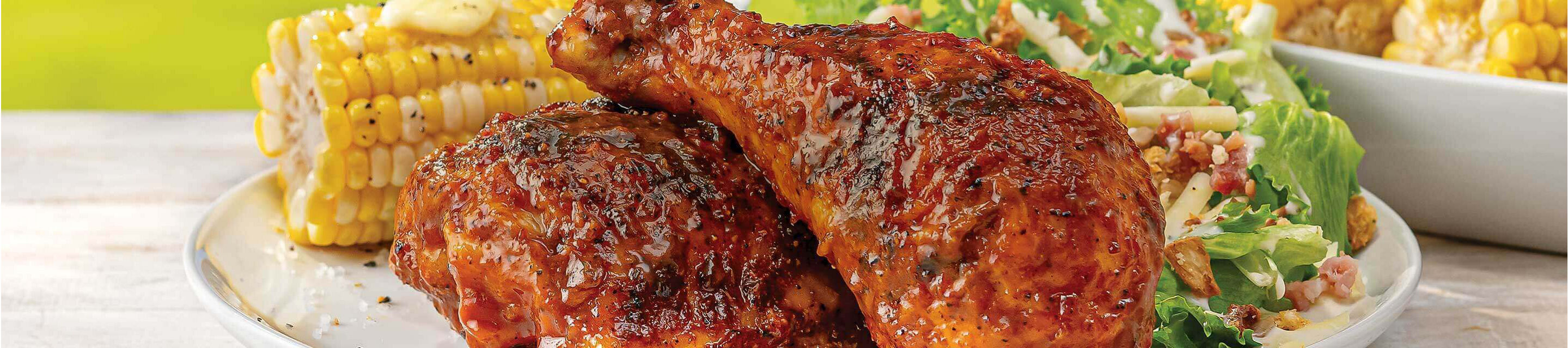 Grilled chicken meal