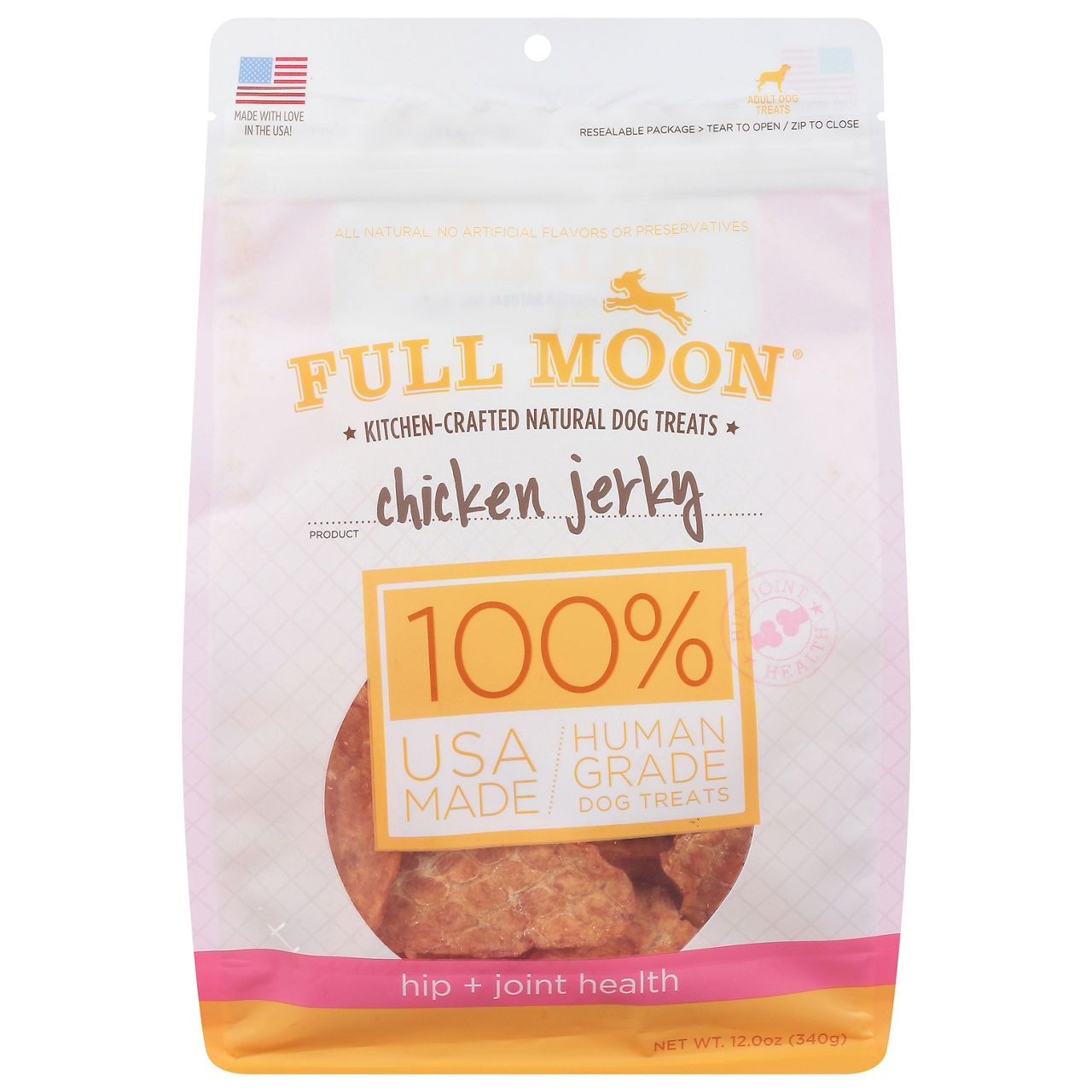Vitalife Duck Tenders Full Moon Dog Jerky Hip Joint Dog Treats