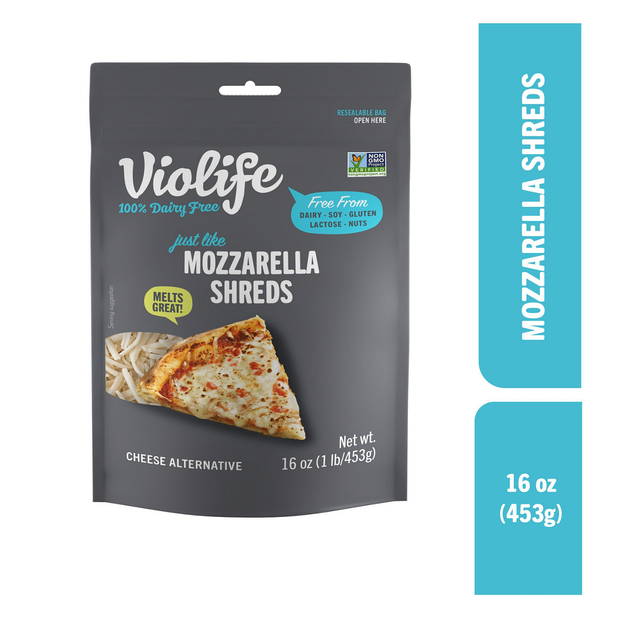 Violife Just Like Mozzarella Shreds Shredded Cheese, Dairy-Free