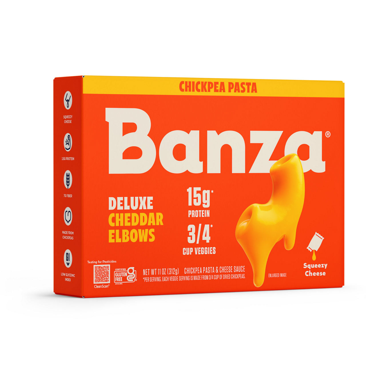 Banza Chickpea Mac & Cheese Deluxe Cheddar Elbows | Wegmans